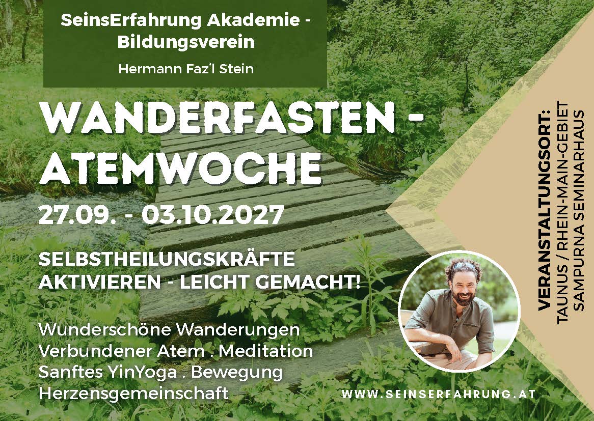 Wanderfasten Atemwoche Herbst 2027 Wanderfasten Atemwoche Herbst 2027